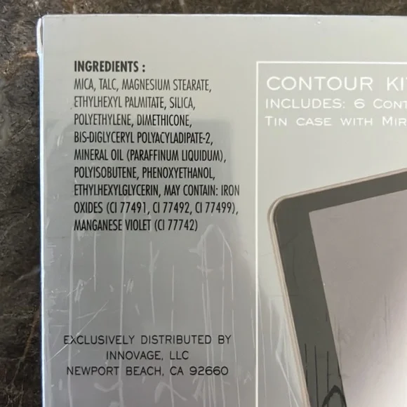 Brand New Contour Kit 6 Colors Tin Case Mirror ME - Picture 4 of 8